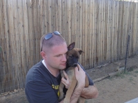 Onyx 2 months - with Shane